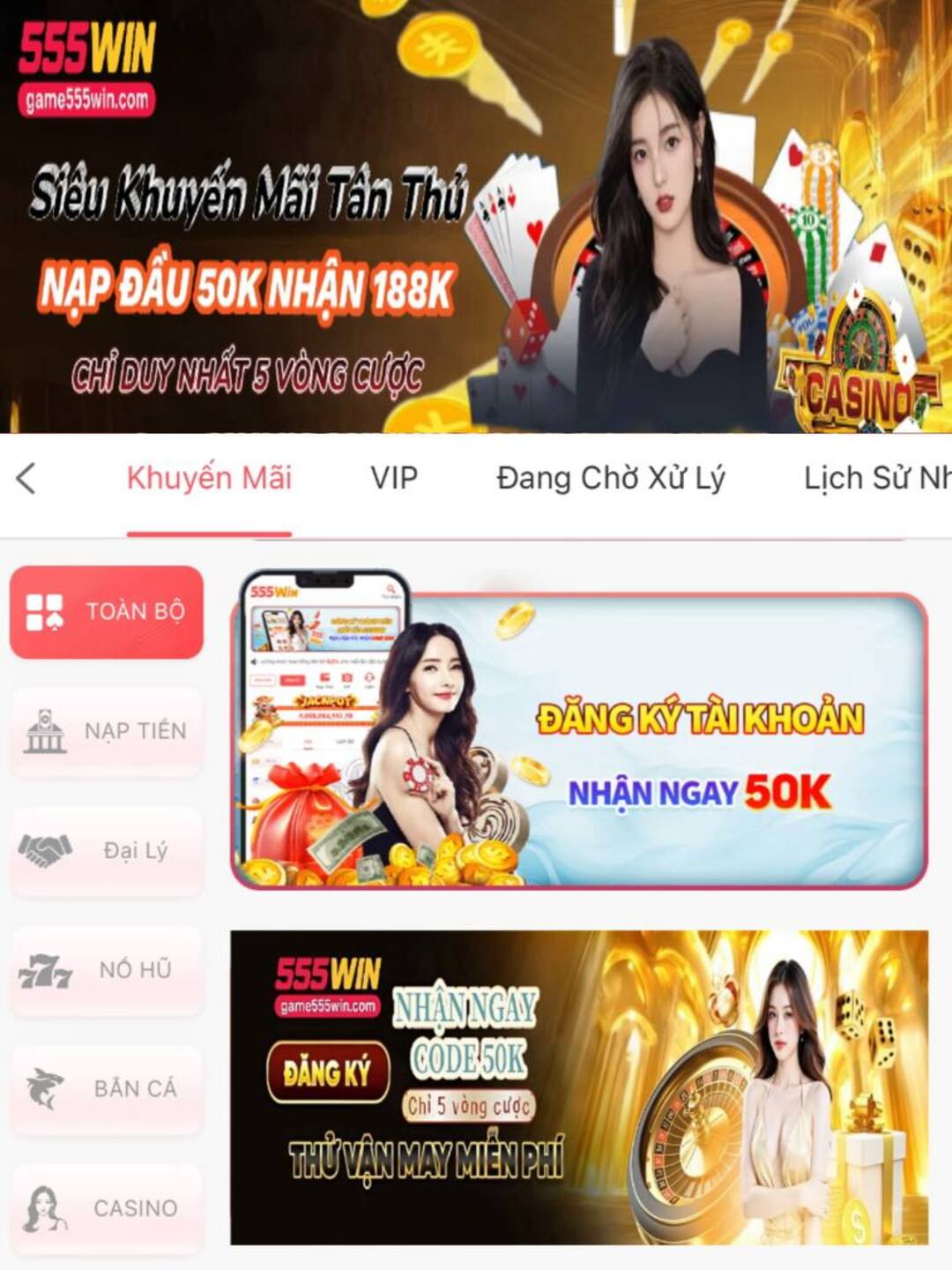 Đăng ký 555win Banner Mobile 