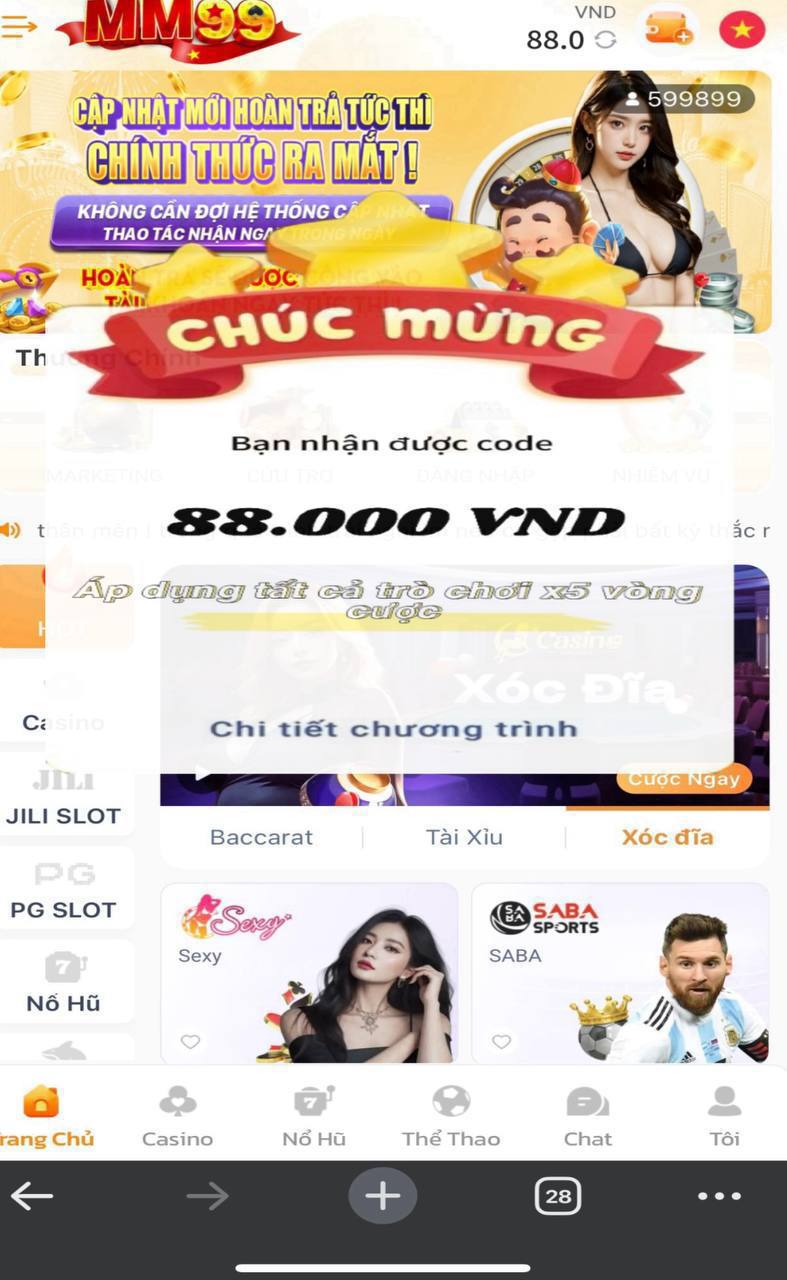 nhận code mm99